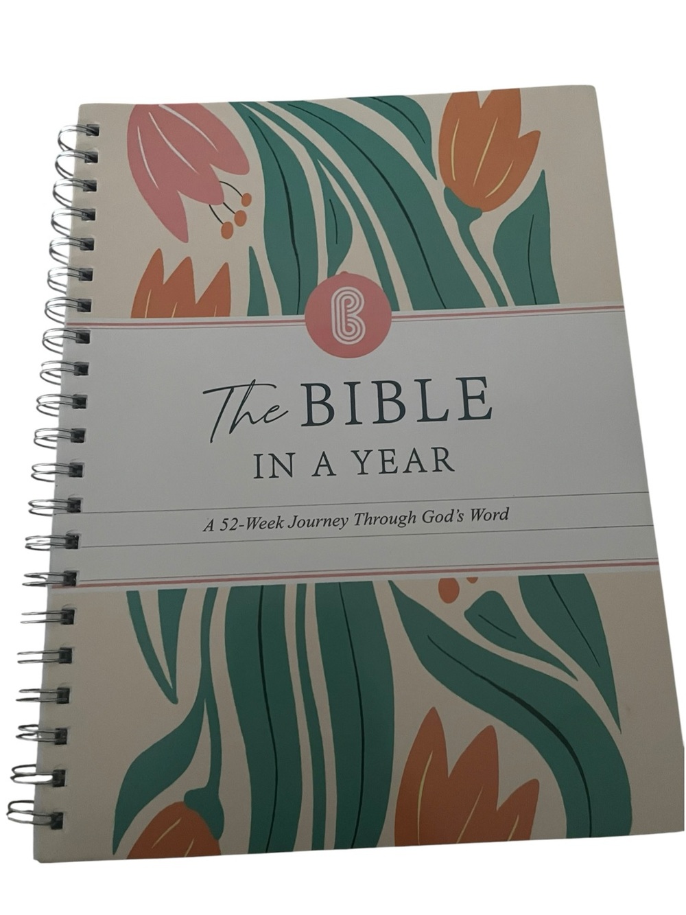 The Bible in a Year Spiral Journal NWOT